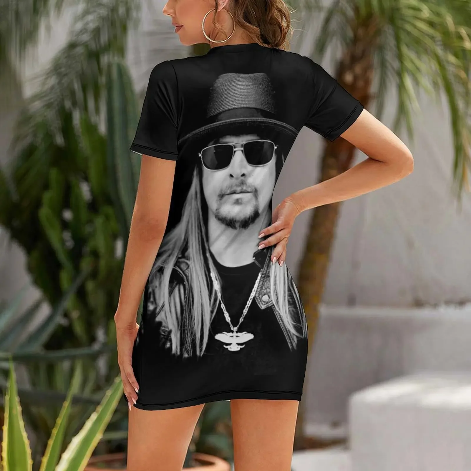 Фото Женское платье с короткими рукавами Kid Rock Merch, летняя одежда для женщин, свадебные платья для женщин, женское вечернее платье 2026 №2