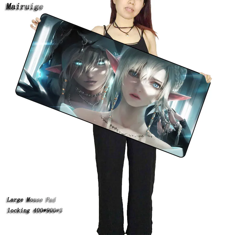 

Mairuige NieR Automata Anime Large mouse pad 900x400X3mm notbook computer mousepad gaming padmouse gamer keyboard mouse mats
