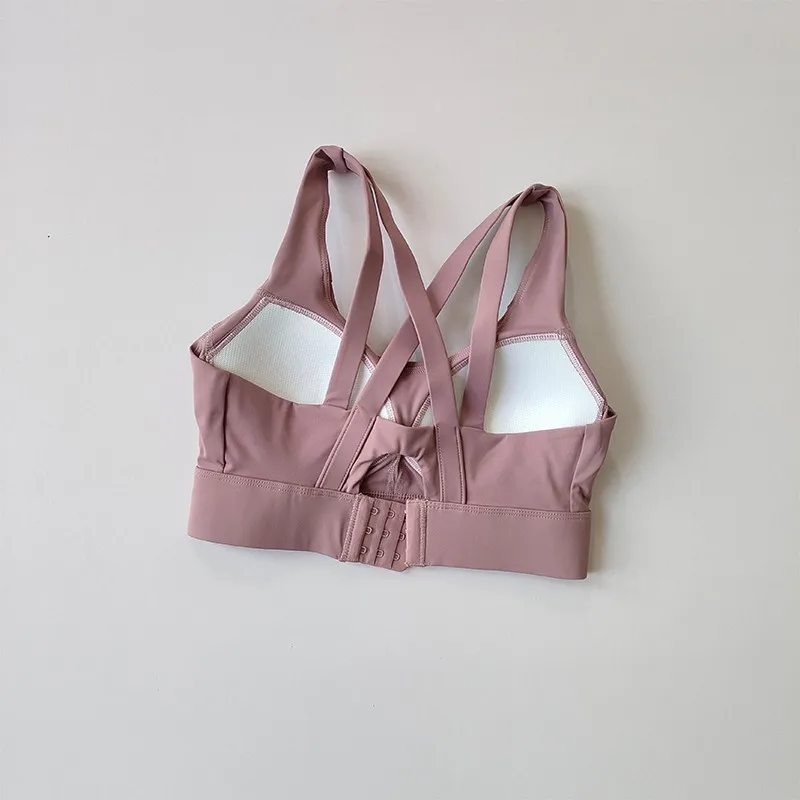 2023 New Women Cross Strap Sports Bra Top Women Push Up Sexy Sport Bras  Gym Crop Top Shockproof Fitness Top Sport Bra Yoga Bras