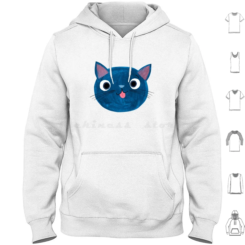 

Толстовка с длинным рукавом и изображением котенка из хлопка
