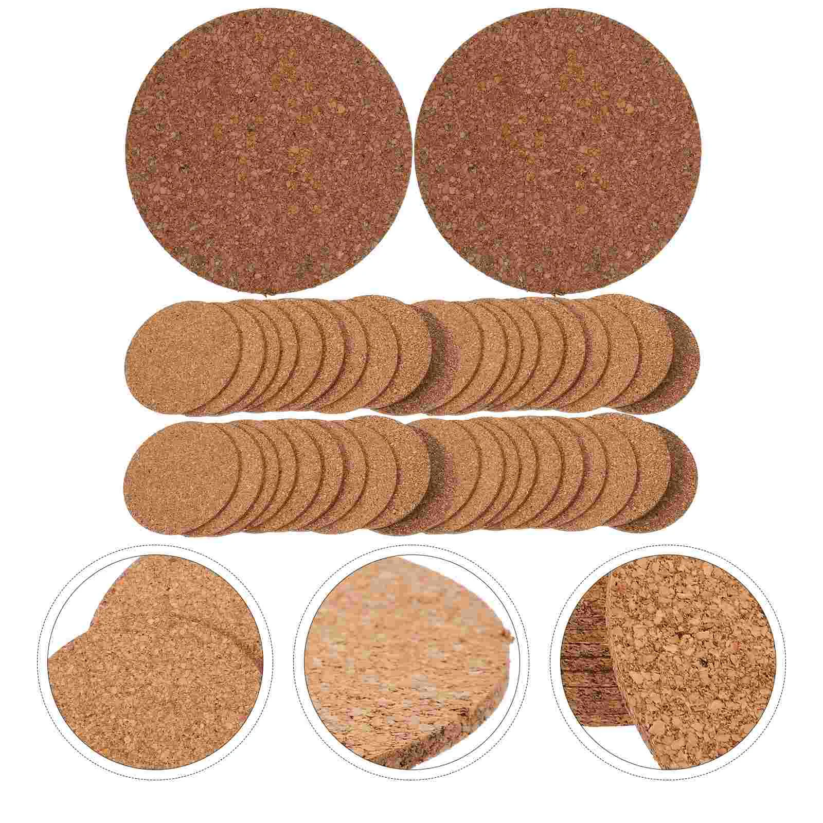 

Coaster Coasters Cup Table Mat Trivet Wood Heat Cork Pot Placemat Pad Tea Drink Resistant Hot Coffee Decorative Dining Holder