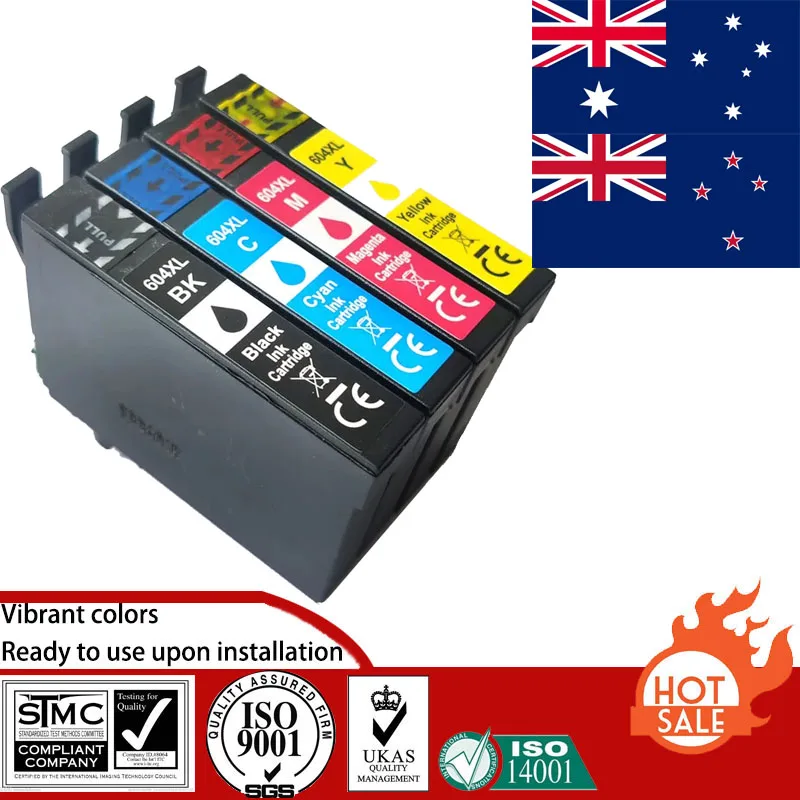 Совместимый картридж AU NZ Oceania для Epson T604XL 604XL T604 604 костюм WorkForce WF-2950/WF-2930/WF-2910