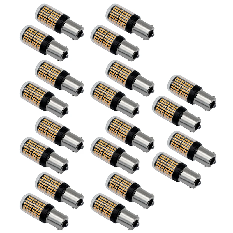 

20X 1156 BAU15S LED 3014 144 SMD 7506 1003 1073 Canbus Super Bright Car Brake Reverse Tail Light Bulb High Power