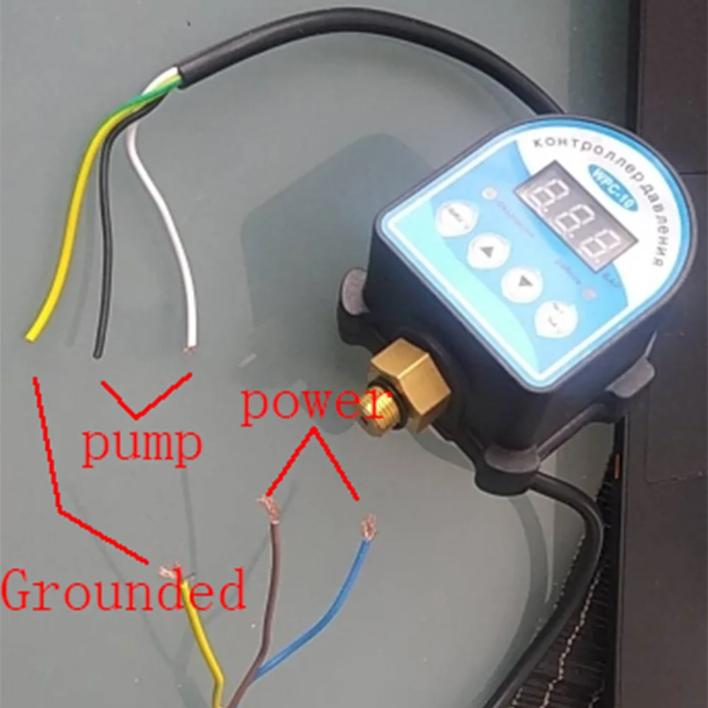 Переключатель контроля давления электронный датчик с адаптером цифровой