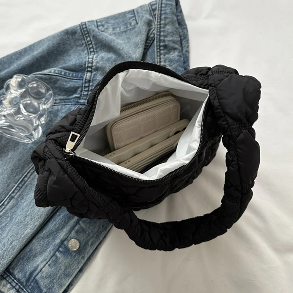 Женская сумка-тоут из пузырчатой пленки вместительные модные повседневные сумки