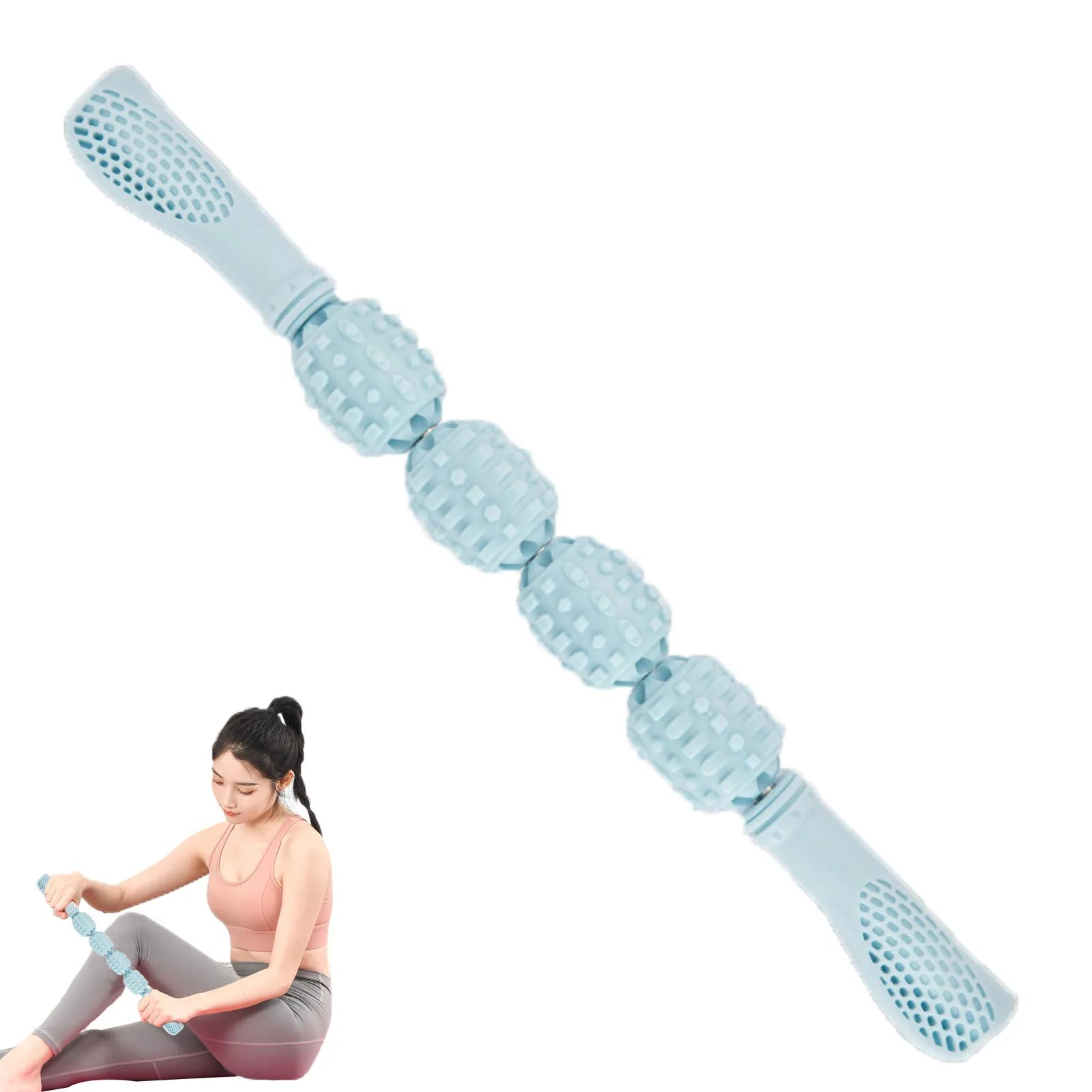 

Muscle Roller Stick Muscle Massage Roller Yoga Fitness Roller Stick Trigger Point Massager Stick For Relieving Muscles Relax