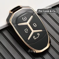 tpu car remote key protector case cover fob for lynkco 01 02 03 5 2016 2017 2018 2019 keyless key shell auto accessories