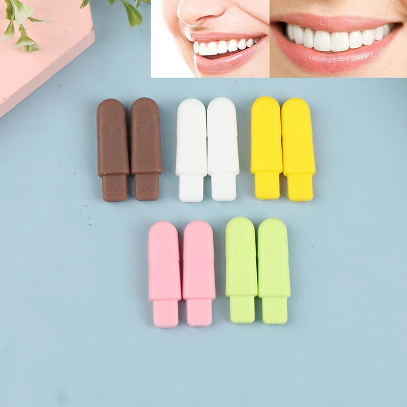 

1Pair Ice Cream Tooth Chew Aligners For Tooth Aligner Chewies Aligners Tray Seaters Purple