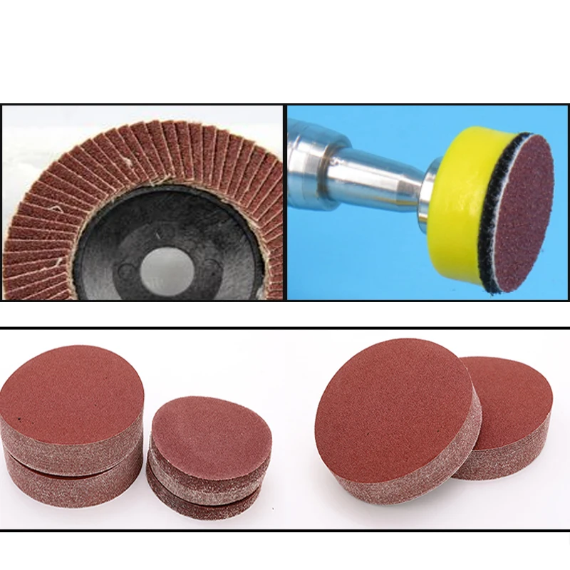 

Polishing sandpaper 6 inch flocking sandpaper Sanding Discs Pad Sander Disk Kit Abrasive Polish Pad Plate for Dremel Rotary Tool