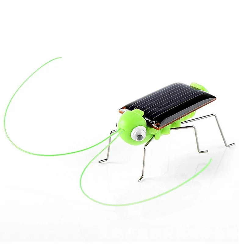 

Solar Grasshopper Educational Solar Powered Grasshopper Robot Toy Required Gadget Gift Solar Toys No Batteries for Kids