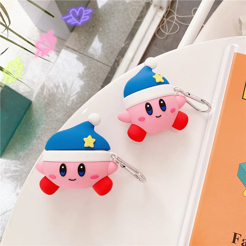 Защитный чехол Star Kirby для Apple Airpods Pro 1/2/3 Беспроводная Bluetooth-гарнитура милый