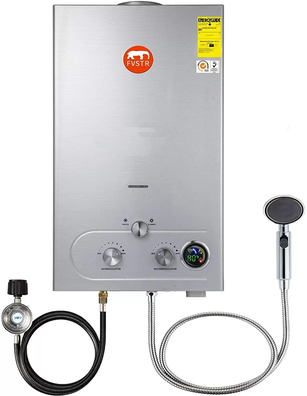 6L 8L 12L 12 KW LPG Tankless Hot Water Heater RV's & Campers Propane Gas CE approved home appliance