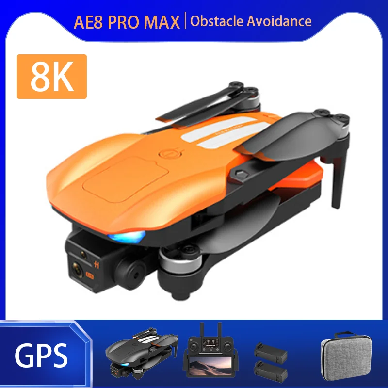 

Квадрокоптер AE8 Pro Max 8k Профессиональный с функцией обхода препятствий GPS