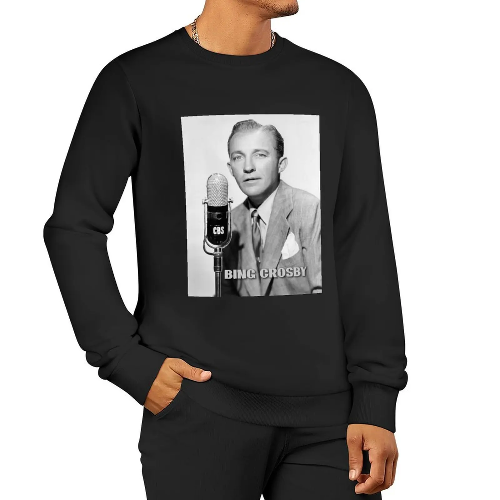 Пуловер Bing Crosby с капюшоном мужская одежда спортивная толстовка