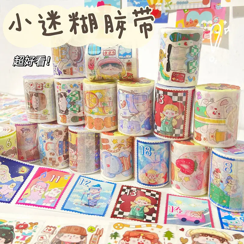 

Специальная масляная Васи-лента Lovely Girl XIAOMIHU, школьные принадлежности, Маскировочная лента, клейкая лента