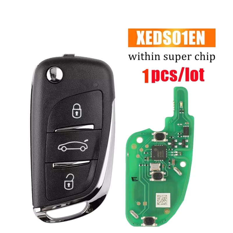 

For Xhorse XEDS01EN Universal Super Remote Key 3 Button Fob Work On All ID As The Super Chip For DS Style VVDI Key Accessory