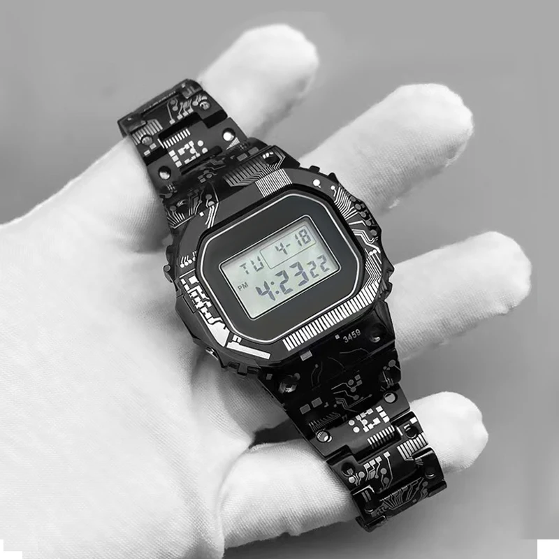 Новый титановый корпус 5600 5610 модный комплект для часов Casioak металлический безель