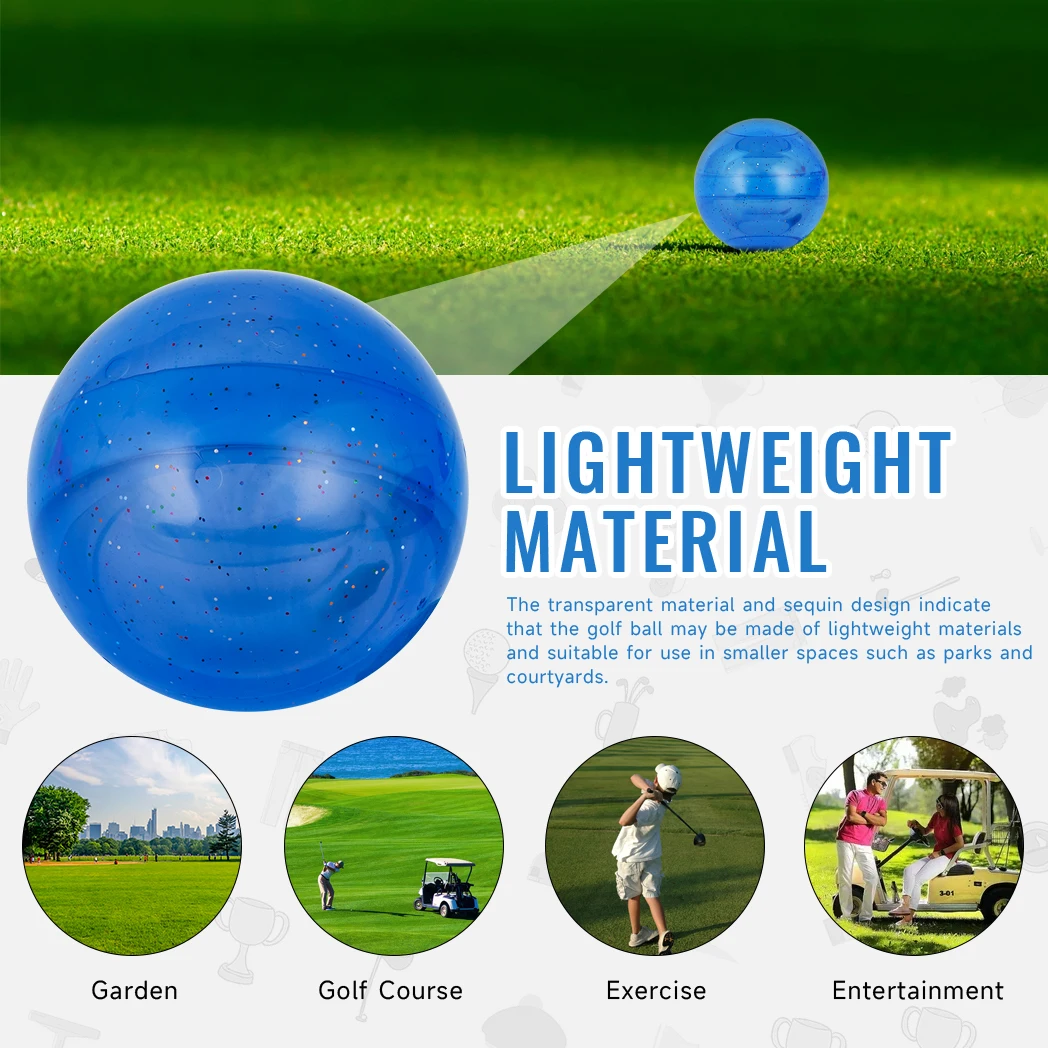 Caiton 3-слойные Парковые Мячи Для Гольфа 1 Шт. Эластичный Мяч Тренировок На Открытом