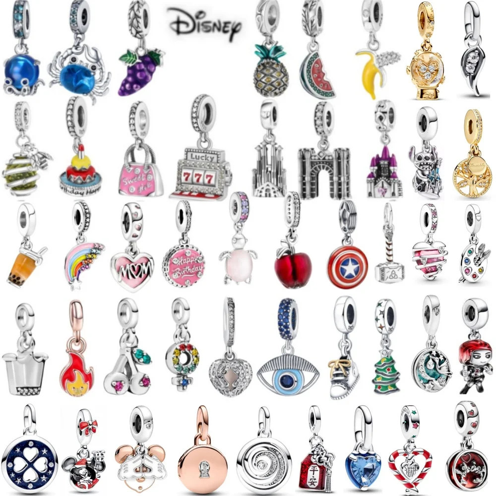 Модные бусины-шармы глаза Радуги банан