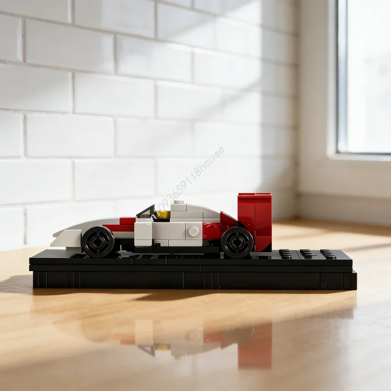 Фото Набор из 176 деталей MOC McLaren SD4: Миниатюрная модель для демонстрации, конструктор City Champions, строительные блоки, игрушка, подарки на фестиваль №1