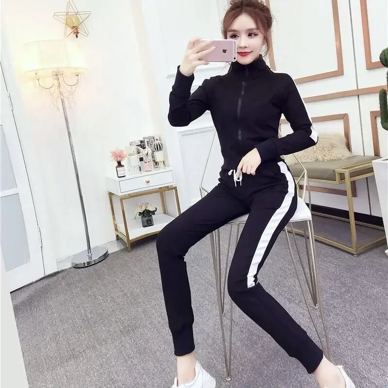 2024 Новая осенняя женская мода в корейском стиле повседневная спортивная одежда