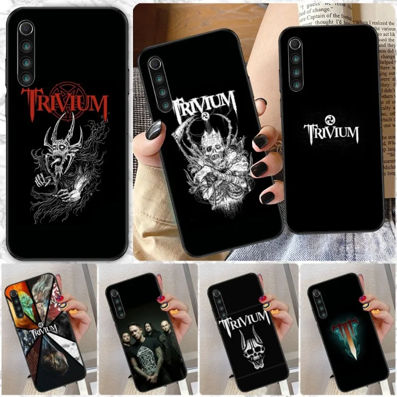 Чехол для телефона Rock am Ring Trivium для Xiaomi Redmi Note 11 10 9T 8 7 Pro 9 9A 9C 8, черный мягкий чехол для телефона