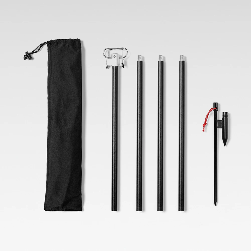 

Camping Lamp Pole Kit Detachable Lantern Stand Camping Tent Light Holder Hangers Camping Picnic Lamp Hanger Rack