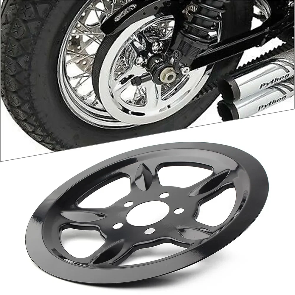 

Motorcycle Rear Pulley Cover For Harley XL883 1200 Sportster XL883 1200 XL 883 1200 Gloss Black