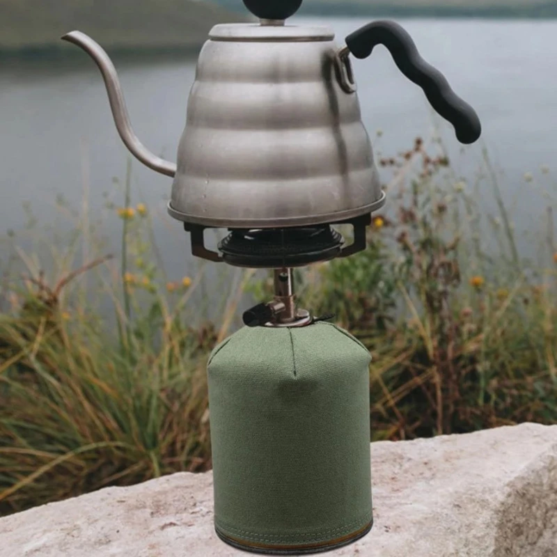 

Camping Gas for Tank Cover for CASE Canvas Gas for Tank Storage Bag 110/450/230g Gas Canister Protective Cover Flat Gas