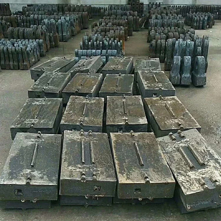 Износостойкие запасные части из марганца для контратаки/ударной/молотки