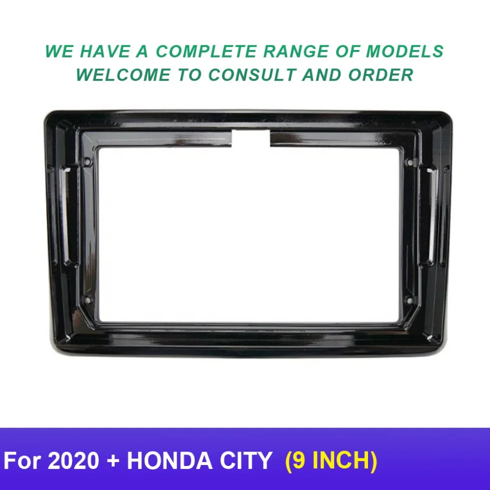 9-дюймовый ДЛЯ 2020 + HONDA CITY Радио Автомобильный Android MP5 Плеер Корпус Рамка 2Din