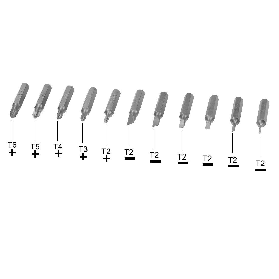 

Набор бит для отвертки UXCELL 11 шт., 5/32 дюйма