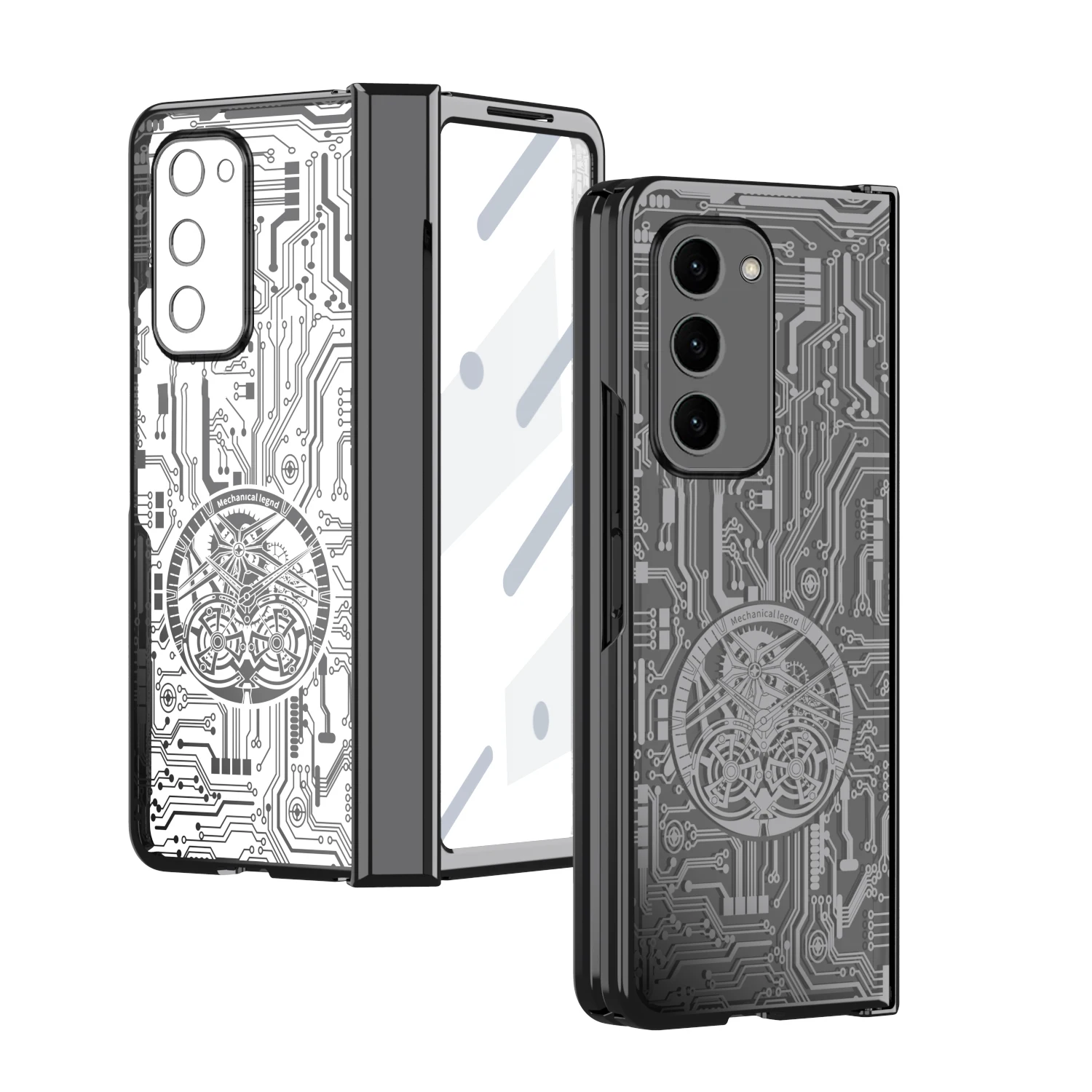 

for samsung z fold 2 Fashion Full Protection Glass Film Cover Case for Samsung Galaxy Z Fold 2 5G Fold2 Zfold2 phone bag