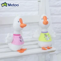 metoo mi free lucky goose charm backpack small pendant big white goose keychain toy plush ornament