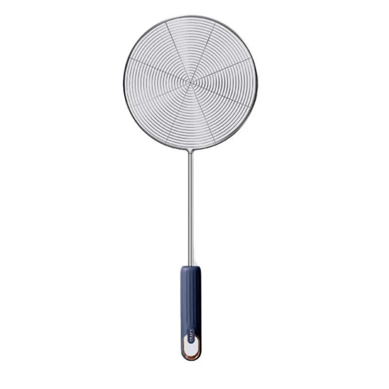 

Household Oil Colander Kitchen Dumpling Noodle Hot Pot Scoop Drain Oil Tool White