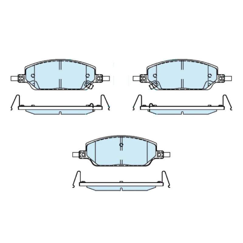 Фото Передние тормозные колодки THREEON для TOYOTA bZ3 2022-подарок EA10 для BYD KING 2023- , Dolphin 2021- №2