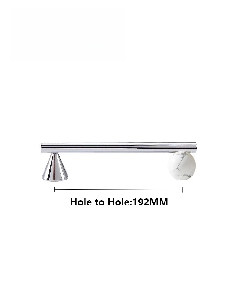 Ручки для шкафов TINYHOB из латуни с натуральным кристаллом