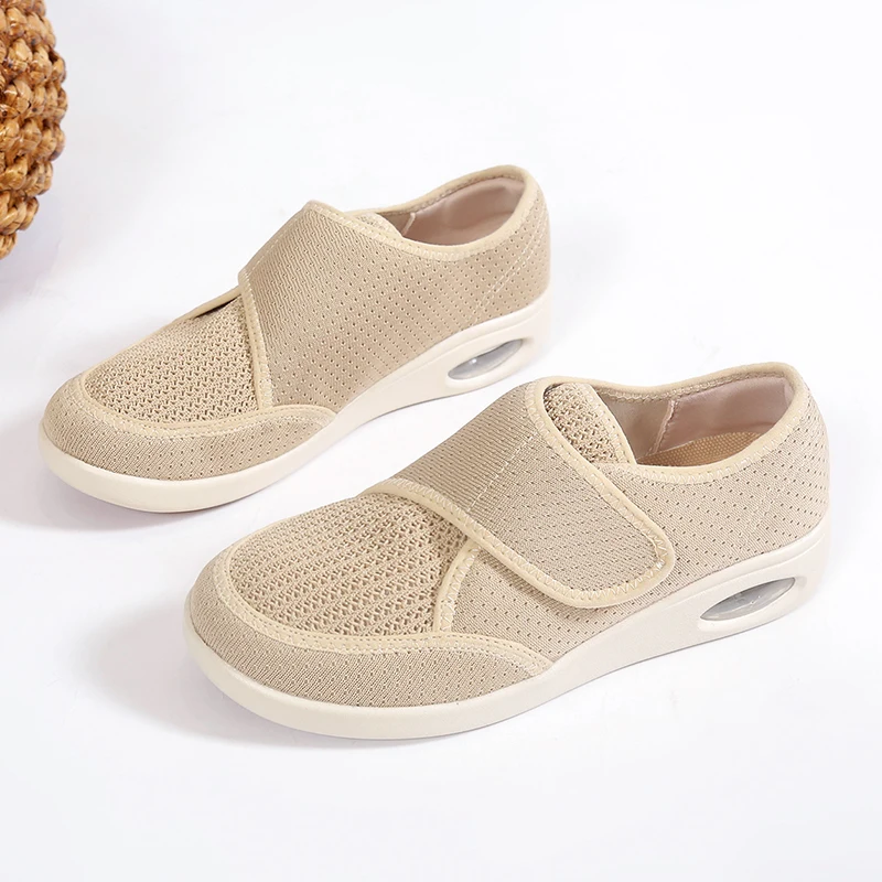 STRONGSHEN Women Casual Shoes Woman Flat Running Shoe Female Sneakers Mesh Shoes Breathable Slip On Sport Shoes Zapatos De Mujer