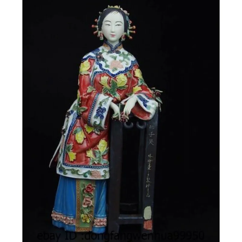 

Китайская керамика, искусство, женская статуя дворца