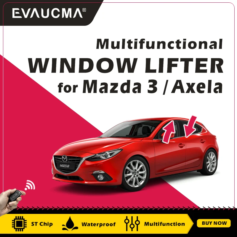 

Автомобильный привод для окна Canbus для Mazda 3 Axela BM/BN, автомобильный подъемник окон, подъемник вверх и вниз, Автомобильная сигнализация, аксессу...