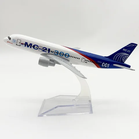 Модель самолета Air Russian MC-21 300 1/400 металл