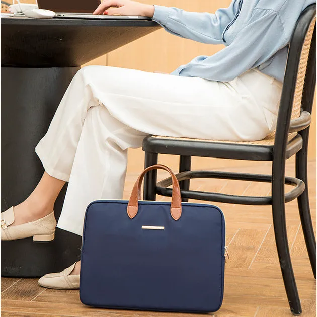 Waterproof Briefcases Shoulder Messenger Laptop Protection Storage Bag Phone Charging Treasure Mouse Organize Handbag Accessorie