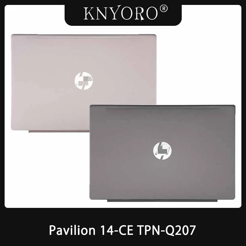 Capa Dianteira do Portátil Moldura Quadro Lcd Capa Traseira Dobradiças Case Superior para hp Pavilion 14-ce Tpn-q207 Notebook Peças de Reposição Substituição