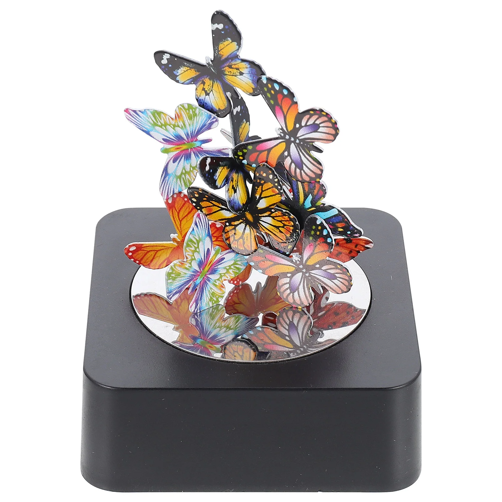 

Toy Sculpture Desktopbutterflies Decor Sculptures Fidget Decoration Office Personality 3D Magnet Diy Desk Statue Educational