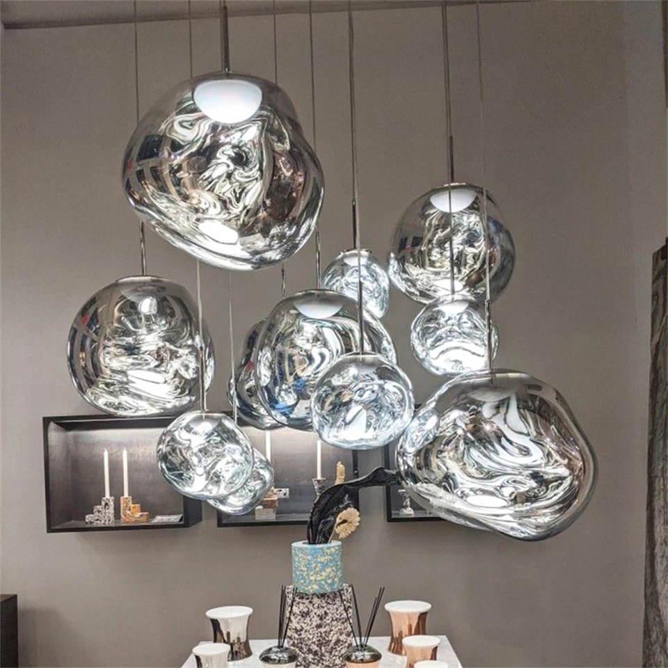 Modern LED Lava Pendant Lights Nordic Living Room Bedroom La