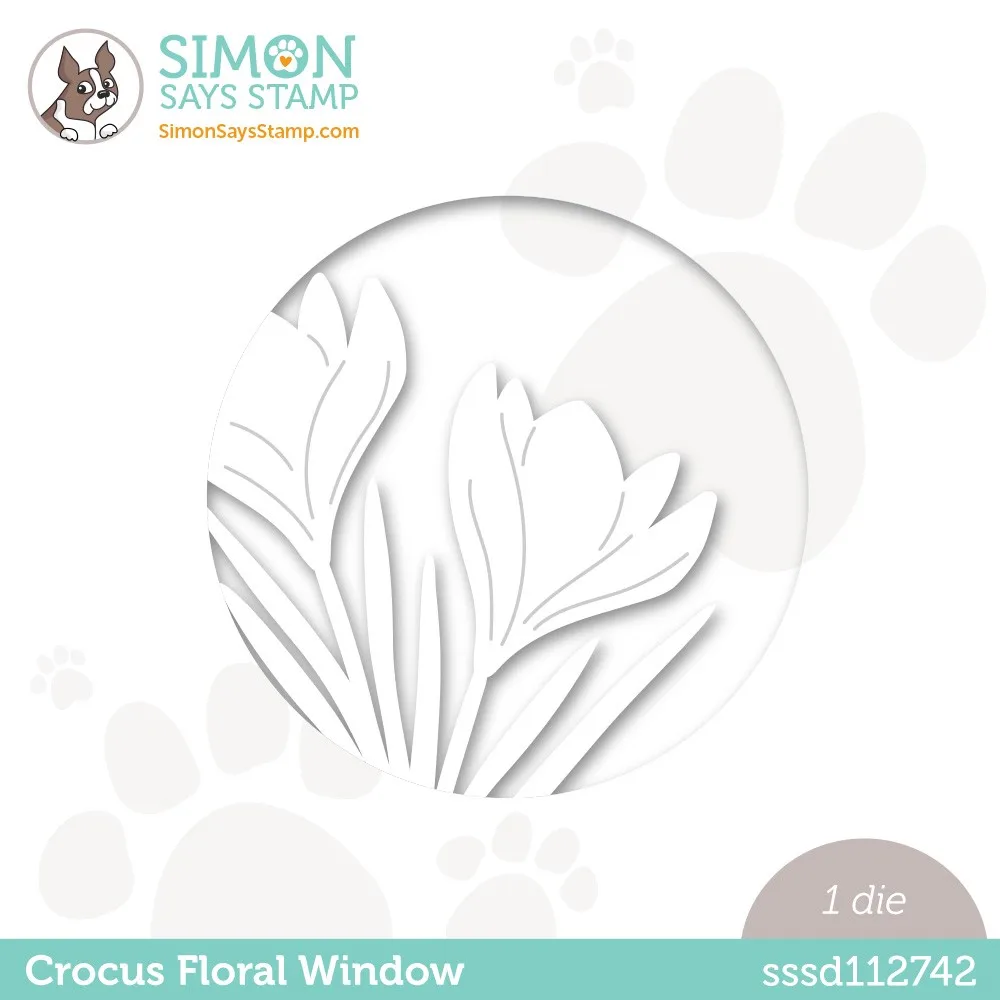 

Crocus Floral Window Valentine's Day Words Cutting Dies New December 2022 for Scrapbooking Paper Making Frames Card Craft