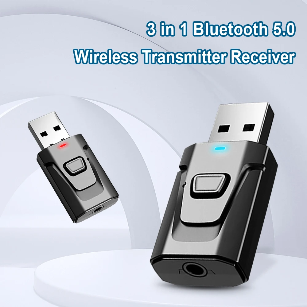 ELECTOP 3 в 1 USB Bluetooth 5 0 передатчик приемник Mic адаптер EDR ключ мм AUX для ТВ ПК наушников |