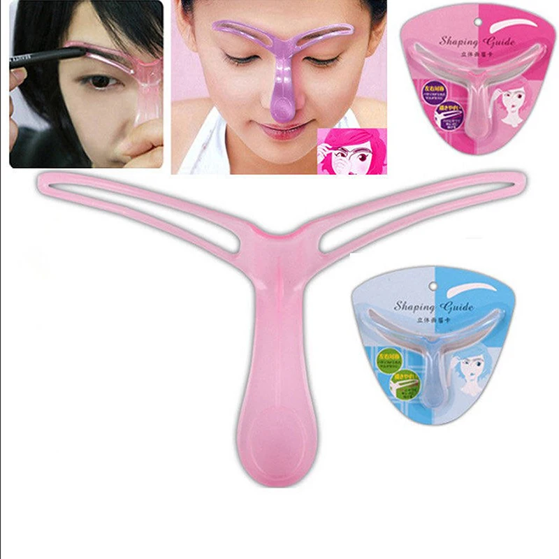 

Reusable Design Eyebrow Stencils Thrush Shaping Grooming Model Template Shapers