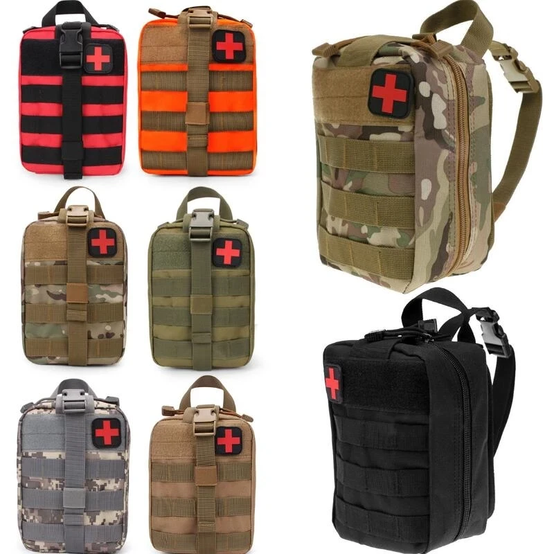 

Outdoor Survival First Aid Bag Medical Box For Emergency Military Combat Tactical Backpack Kit Bags Camouflage