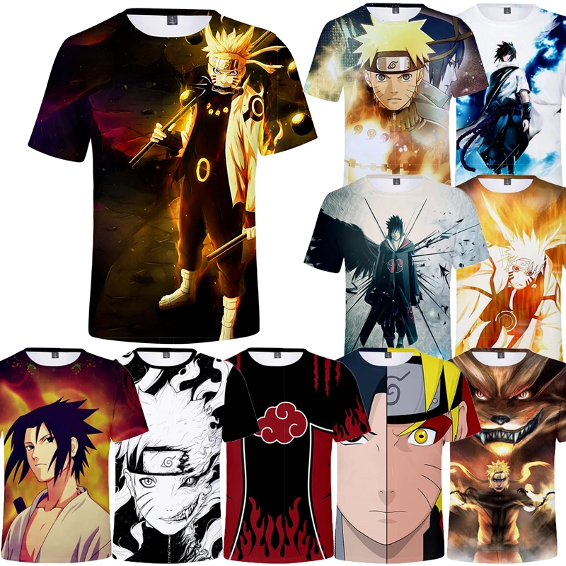 

Naruto Shippuden Kakashi Hatake T Shirt Manga Popular Tee Loose Short Sleeve Unisex High Quality Summer Style T-shirt